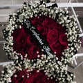 25 stem bouquet with baby breath rim