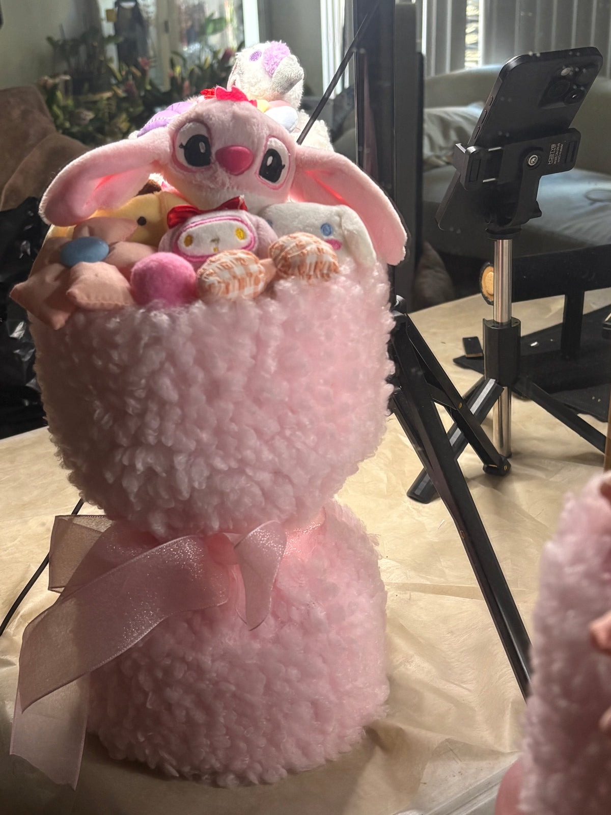 Stitch plushie bouquet
